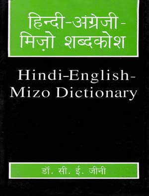 Hindi English Mizo Dictionary book cover