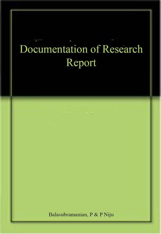 DOCUMENTATION OF RESEARCH REPORT