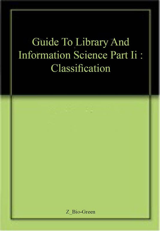 Part II : Classification