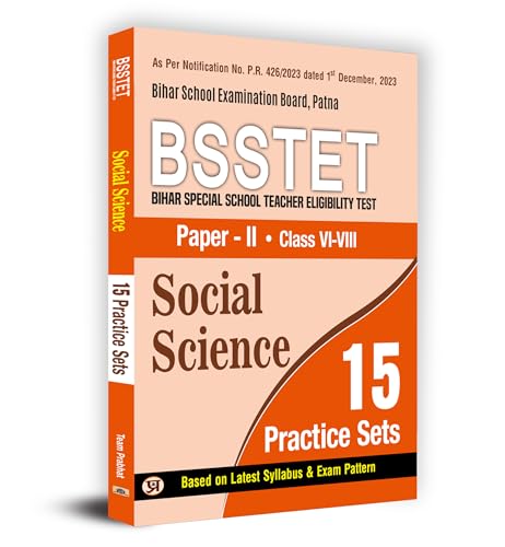 BSSTET Bihar Special School Teacher Eligibility Test Paper-2 Class 6-8 | Social Science 15 Practice Sets Book by Team Prabhat