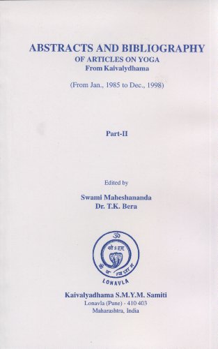 Abstracts and Bibliography of Articles on Yoga - I book cover