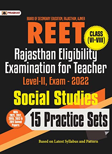 REET Level-II Teacher Exam-2022 (class: VI-VIII) Social Studies 15 Practice Sets by Rajesh Bakshi