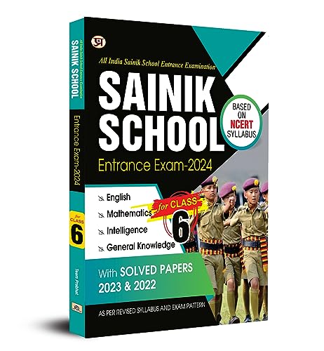 All India Sainik School Entrance Exam-2024 Study Guide with Solved Papers For Class 6 by Team Prabhat
