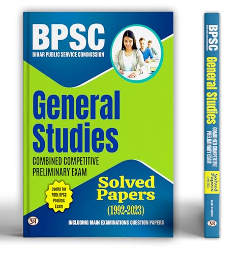 BPSC Bihar Public Service Commission General Studies Combined Competitive Preliminary Exam (Solved Papers 1992–2023) by Team Prabhat
