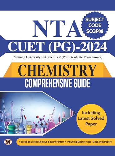 NTA CUET (PG)-2024 "Chemistry" Comprehensive Exam Guide | Including Latest Solved Paper & Mock Test by Team Prabhat