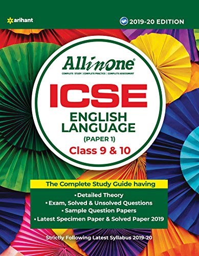 All In One ICSE English Language Class 9th and 10th Paper 1