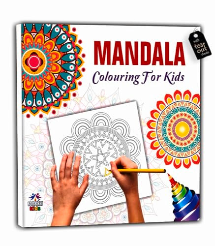 Mandala Tear Out Sheet Colouring Book for Kids by Namaskar Kids