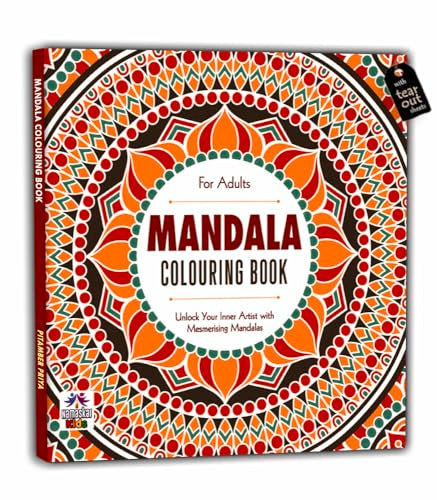 Mandala Tear Out Sheet Colouring Book for Adults by Namaskar Kids