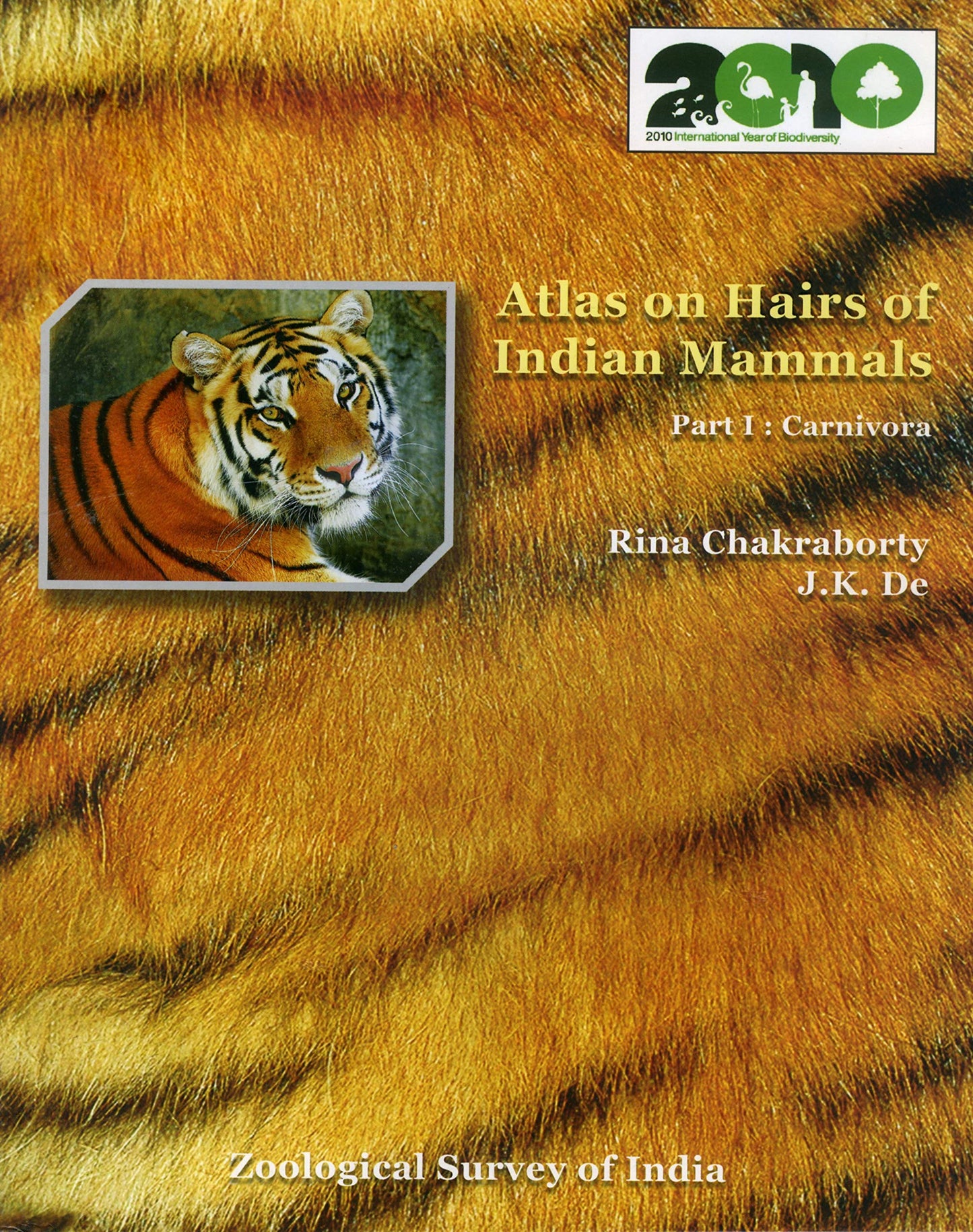 Atlas on Hairs of Indian Mammals Part 1: Carnivora book cover